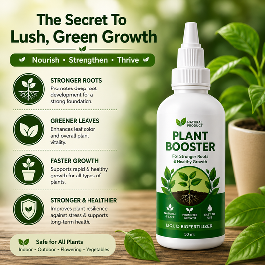 Organic Plant Booster for Faster Growth & Strong Roots